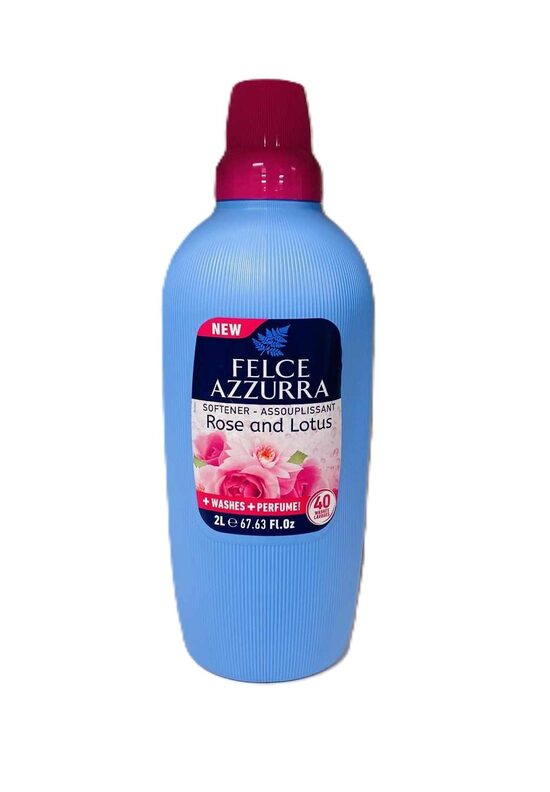 FELCE AZZURRA veļas mīkstinātājs ar rožu un lotusa ziedu aromātu